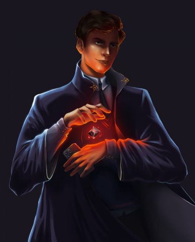 Иллюстрация в стиле "Harry Potter"