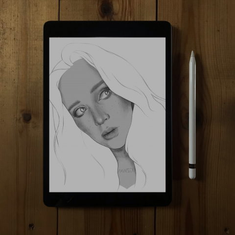 Портрет для блогера.