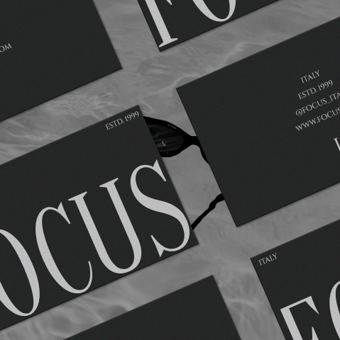 Визитка для магазина солнцезащитных очков