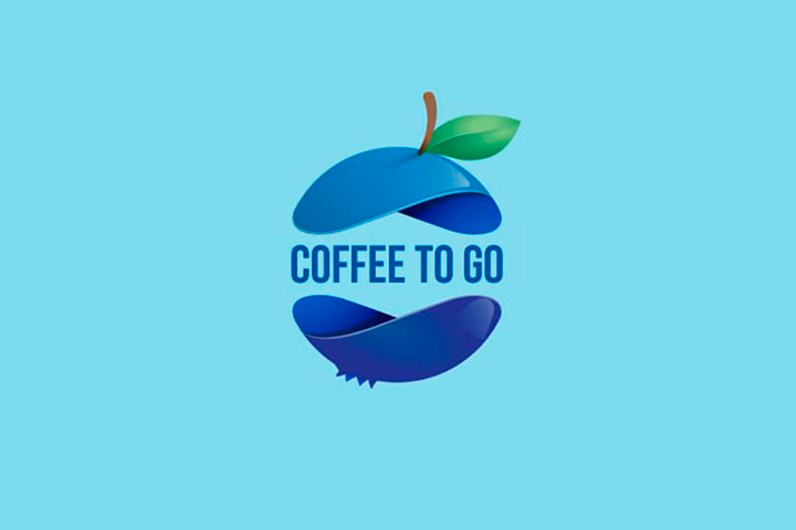 Логотип для кафе "Черника"