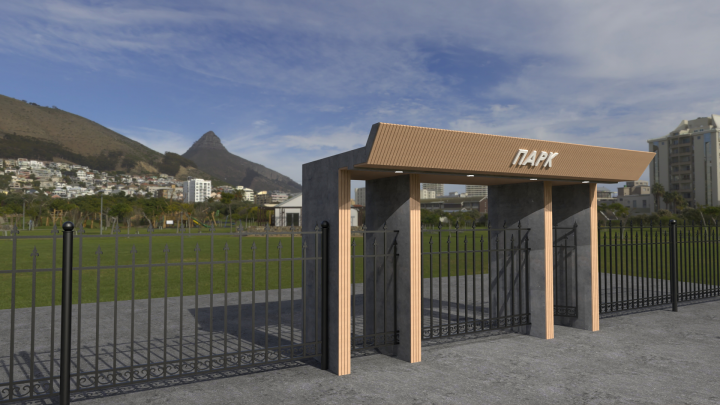 Парковая пергола