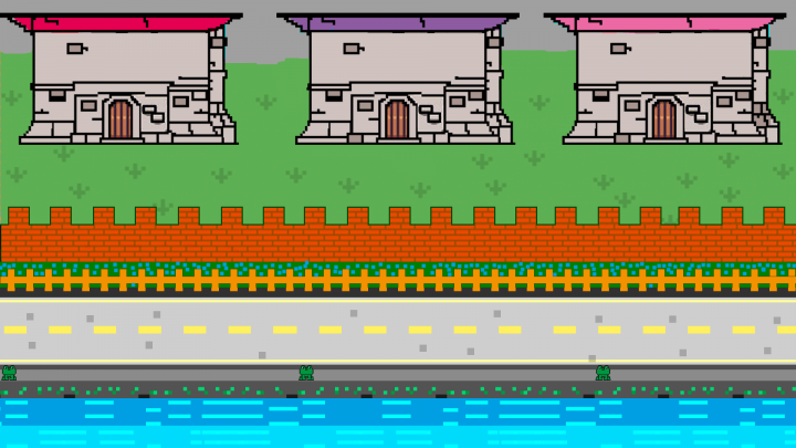 Полноценный  Minimalistic pixel city