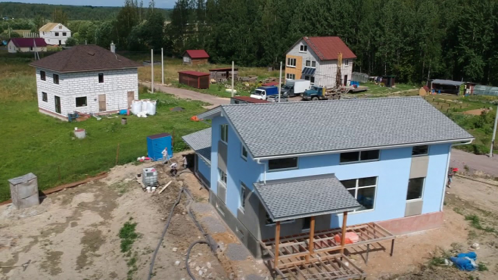 Монтаж видео архитектурного объекта 6