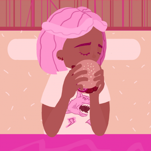 Грустная девочка в БК