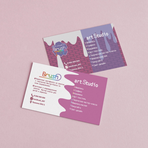 Визитка art studio
