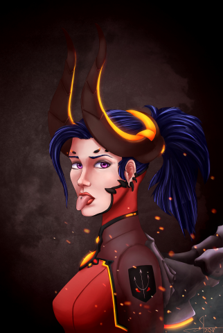 Mercy Devil. Overwatch