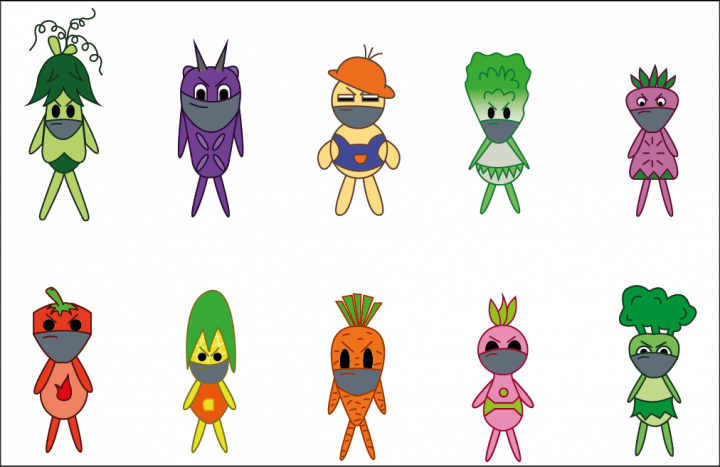 Персонажи простые