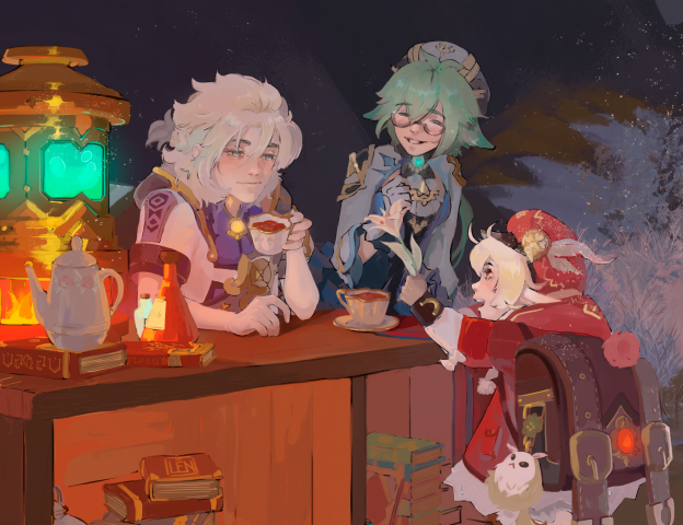 Evening on Dragonspine