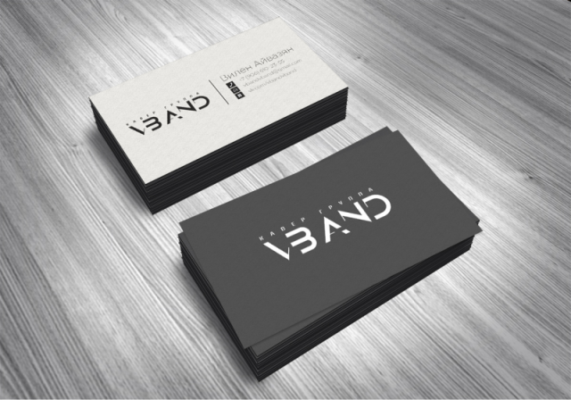 Визитка для кавер-группы "Vband"