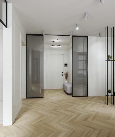 ЖК Легенда Героев. Прихожая- гостиная