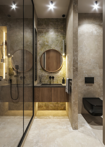 ЖК Легенда Героев. Ванная комната мужская
