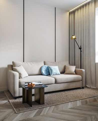 ЖК Легенда Героев. Гостевая спальня