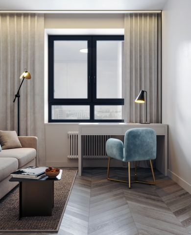 ЖК Легенда Героев. Гостевая спальня