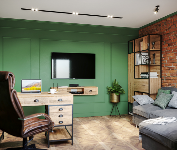 Загородный дом во Всеволожске. Кабинет