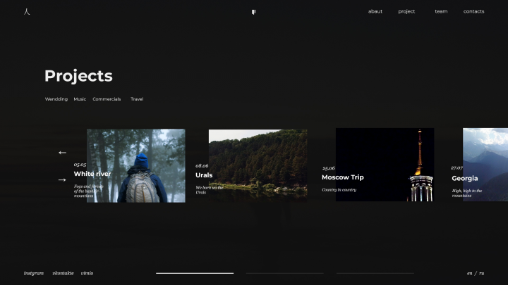 Сайт для фотографа