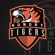 Логотип для киберспортивной команды Hungry Tigers