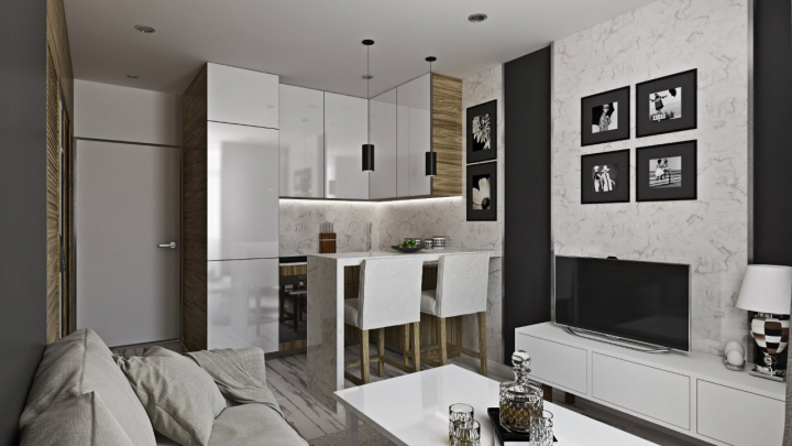 Дизайн интерьера студии