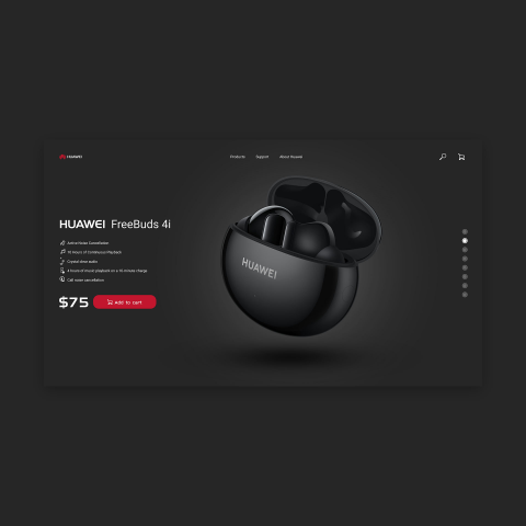 Редизайн наушников Huawei