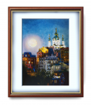 Киев. Андреевский спуск. Акварель.