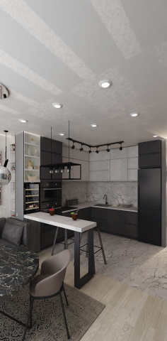 кухня-гостиная