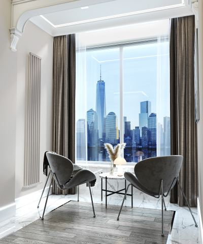 Визуализация зоны отдыха и столовой