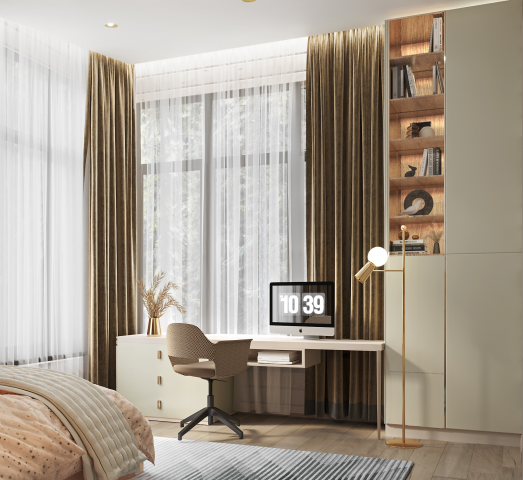 Визуализация рабочего места в детской