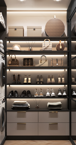 Визуализация гардеробной