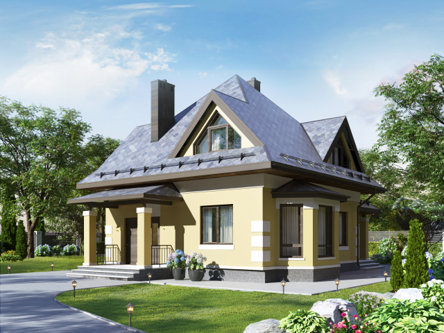 3D-визализация частного загородного дома