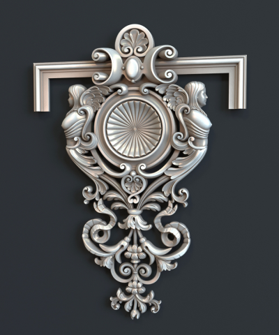 Декор- 3Д модель для ЧПУ станков