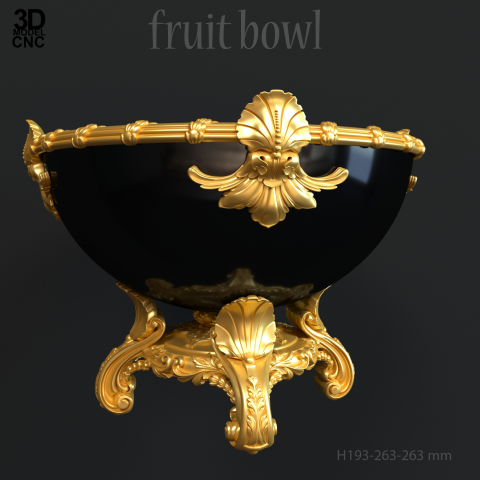 Ваза для фруктов - СТЛ модель для 3Д принтера