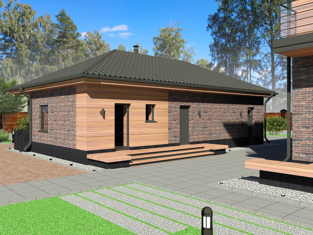 Проект комплекса частных жилых зданий