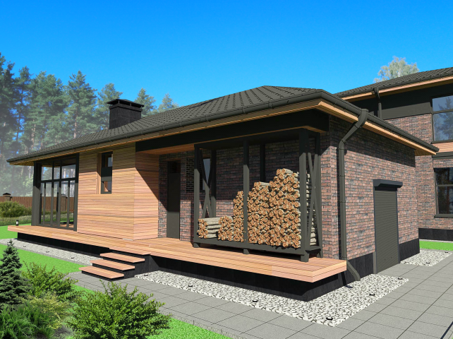 Проект комплекса частных жилых зданий