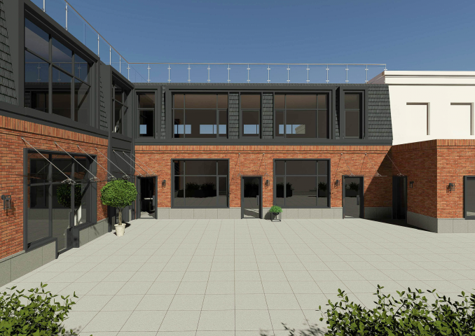 Реконструкция складских помещений под общественное здание