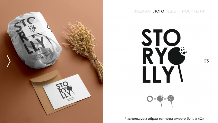 STORY OLLY - ЛОГОТИП ПРЯНИЧНОЙ СТУДИИ