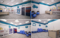 Оформление интерьера строительного магазина