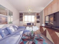 дизай гостиной