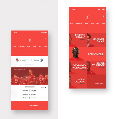 Redesign Liverpool FC