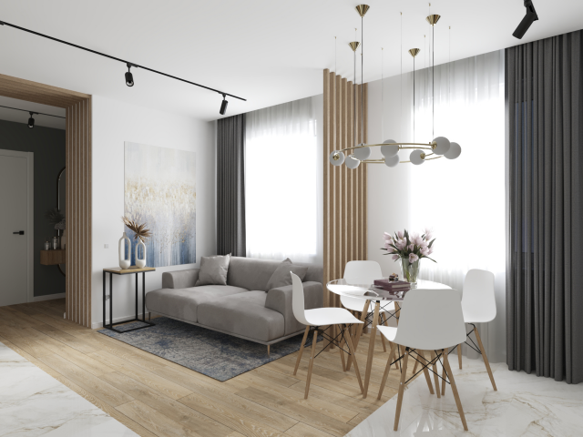 Дизайн-проект интерьера квартиры Калужская область, г. Людиново