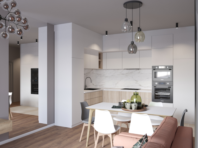 Дизайн-проект интерьера квартиры (г. Москва, ЖК Green Park)