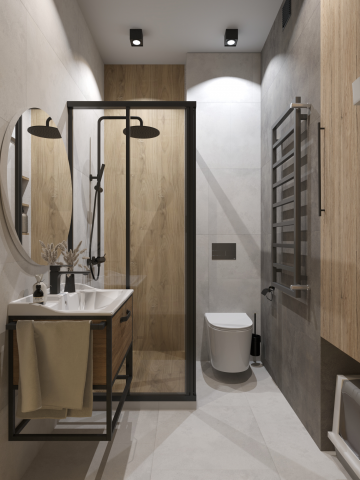 Дизайн-проект интерьера квартиры (Москва, ЖК Селигер Сити)