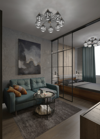 Дизайн-проект (квартира г. Санкт-Петербург, ЖК Нью Тайм)