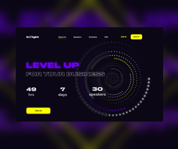 Landing page для бизнес марафона