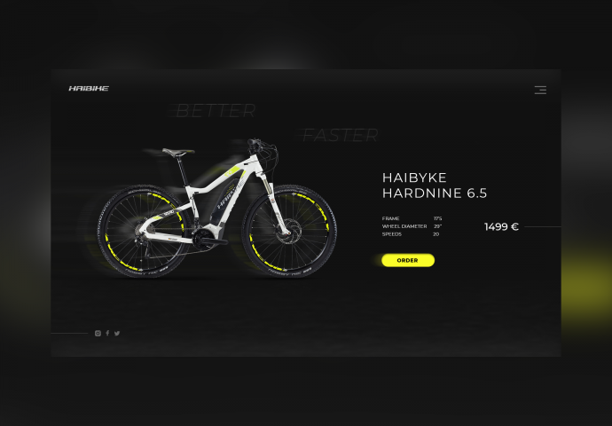 Landing page для Haibike
