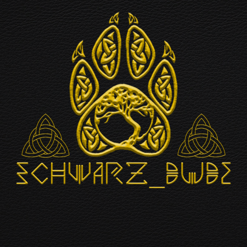 Черный с золотом