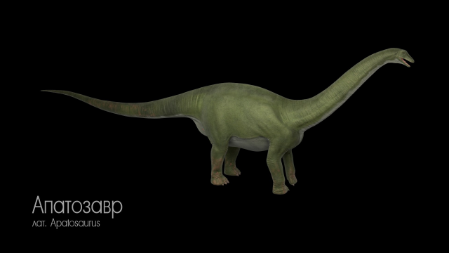 Персонажи для аттракциона(Apatosaurus)