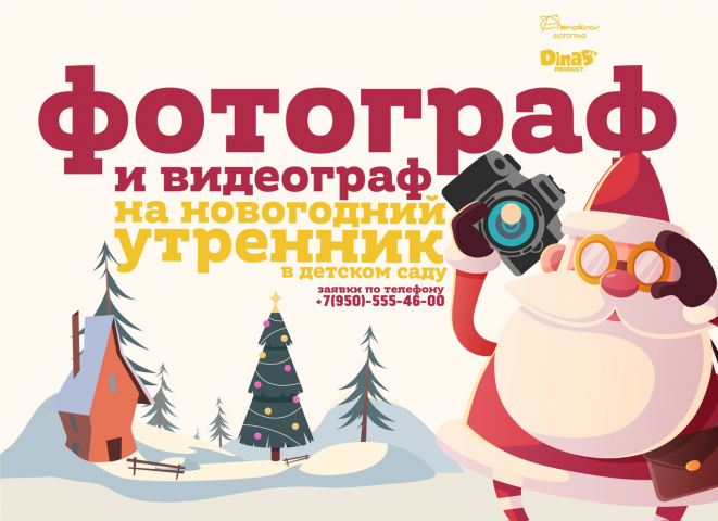 Фотограф на Новый год