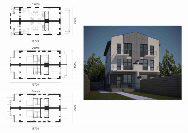 Проект дуплекса
