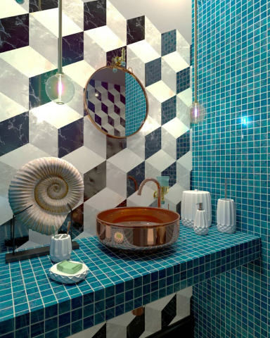 Дизайн санузла с душевой кабиной