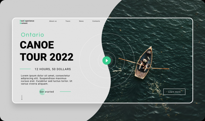 Canoe tour