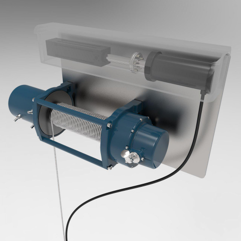 Лебёдка 2т и линейный актуатор